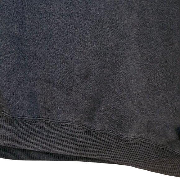 VTG 90s Illinois College Crewneck Sweatshirt Faded Navy Blue Sz XL USA Made - Picture 4 of 9